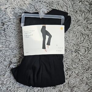 a new day Black Ponte Flare Leggings - High Waist